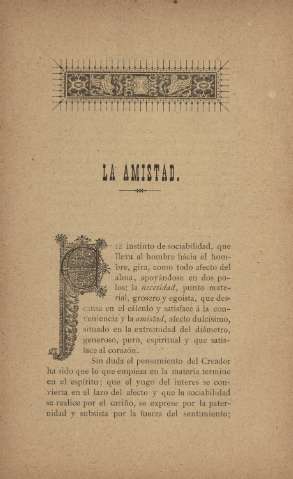 La amistad
