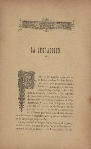 La ingratitud
