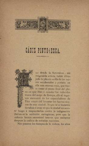 Cádiz pintoresca