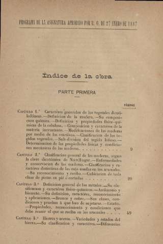 Índice de la obra