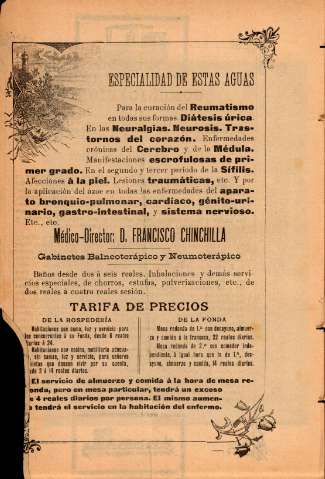 Especialidad de estas aguas