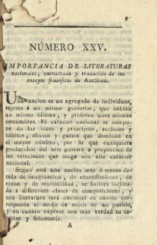 Número XXV