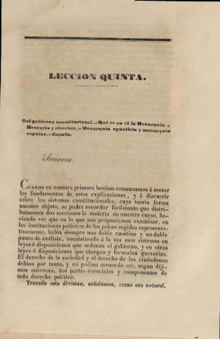 Leccion quinta