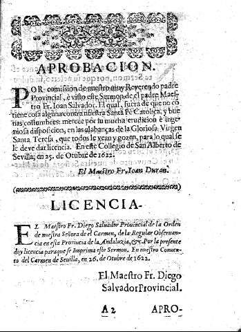 Aprobacion. Licencia