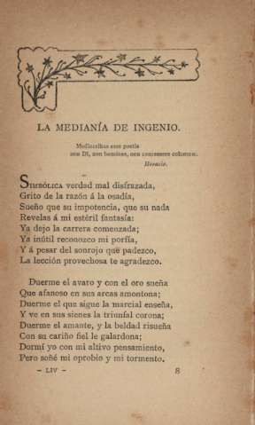 La medianía de ingenio