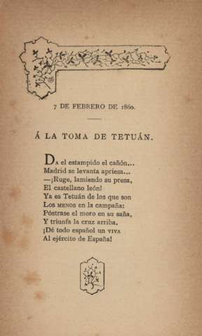 Á la toma de Tetuán