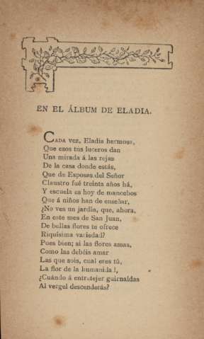 En el álbum de Eladia