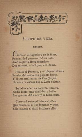 Á Lope de Vega