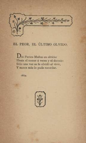El pero, el último olvido