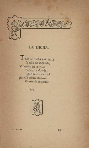 La dicha
