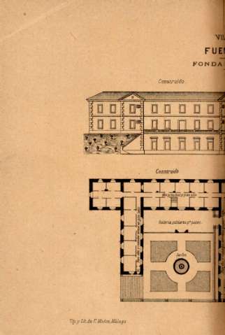 Plano de la fonda de Fuente-ágria