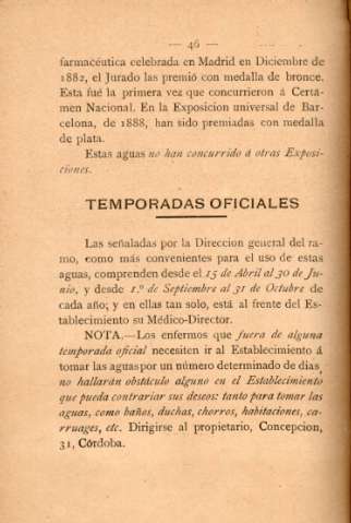 Temporadas oficiales