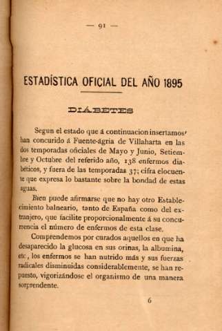 Estadística oficial del año 1895