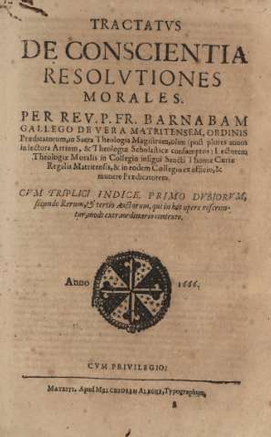 Tractatus de conscientia resolutiones morales