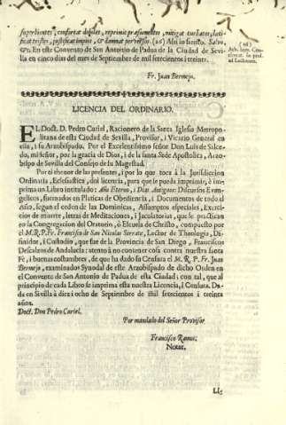 Licencia del ordinario