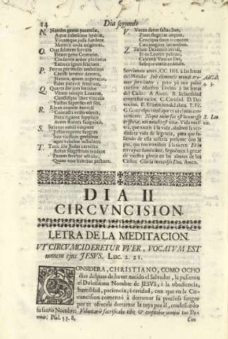 Dia II. Circuncision