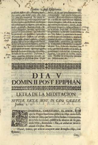 Dia V. Domin. II post epiphan.