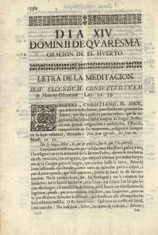 Dia XIV. Domin. II de quaresma. Oracion del el huerto