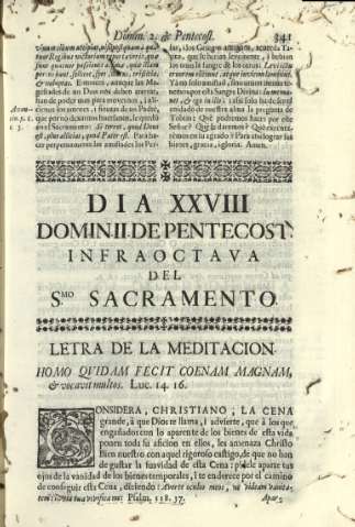Dia XXVIII. Domin II de Pentecost.
