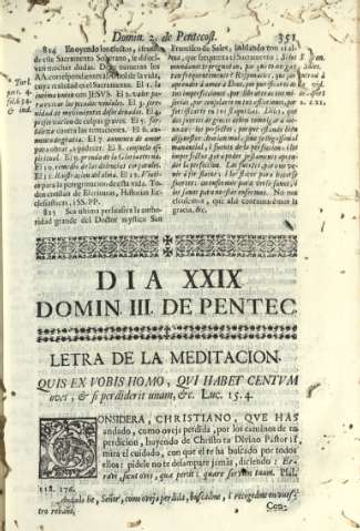 Dia XXIX. Domin III de Pentec.
