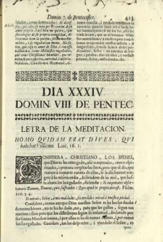 Dia XXXIV. Domin VIII de Pentec.