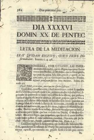 Dia XXXXVI. Domin. XX de Pentec.