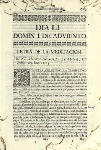 Dia LI. Domin. I. de adviento