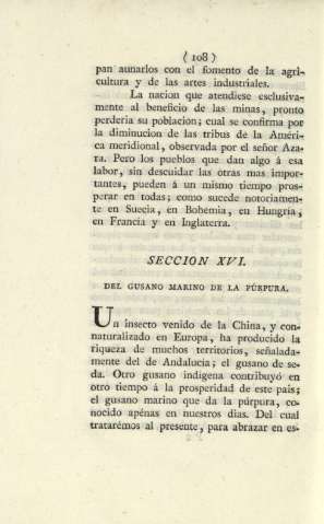 Seccion XVI. Del gusano marino de la púrpura