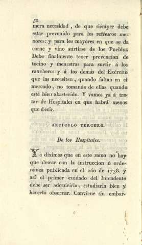Artículo tercero. De los hospitales