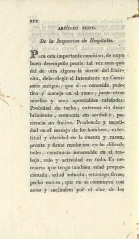 Artículo sexto. De la inspeccion de hospitales