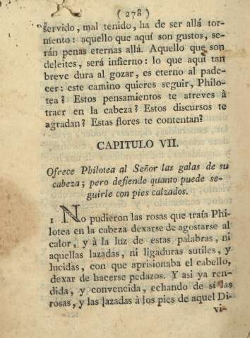 Capitulo VII. Ofrece Philotea al Señor las galas de su cabeza ...