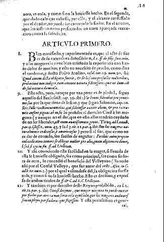 Artículo primero