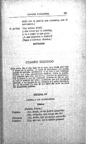 Cuadro segundo