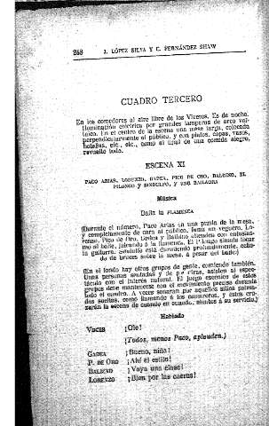Cuadro tercero