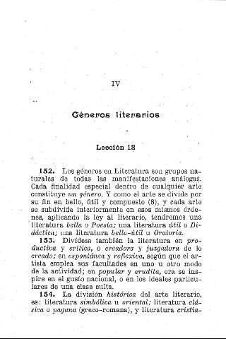 IV. Géneros literarios