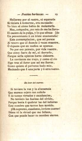En loor del cuerno