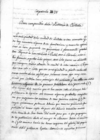 Breve compendio de la Historia de Córdoba