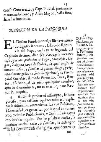 Difinicion de la parroquia