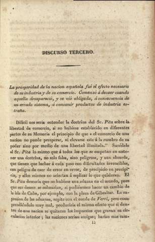 Discurso tercero