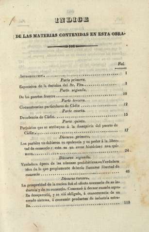 Indice de las materias contenidas en esta obra