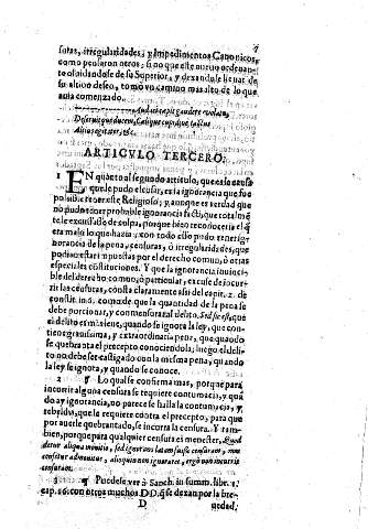 Artículo tercero