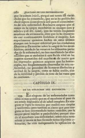 Capítulo IX. De la curacion del escorbuto