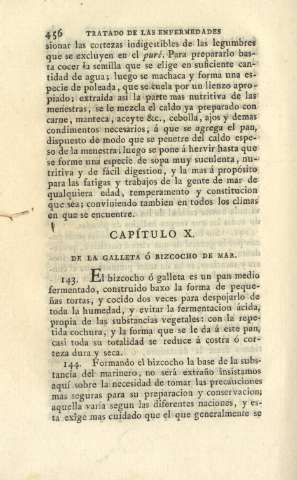 Capítulo X. De la gallete ó bizcocho de mar