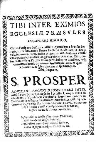 Tibi inter eximios ecclesiae praesules exemplari mirifico, ...
