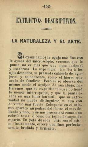 Extractos descriptivos