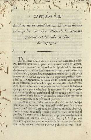 Capitulo VIII. Analísis de la constitucion ...