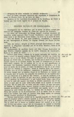 Segundo batallon de Guadalajara