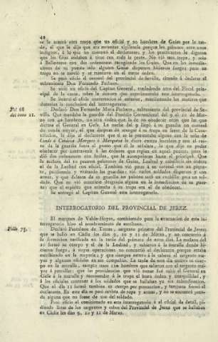 Interrogatorio del provincial de Jerez