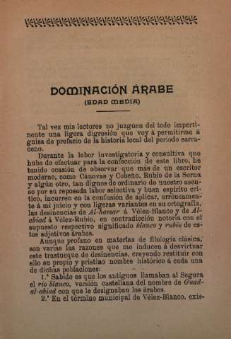 Dominación árabe (Edad media)