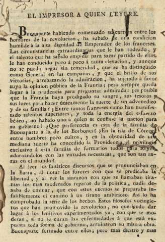 El impresor a quien leyere
